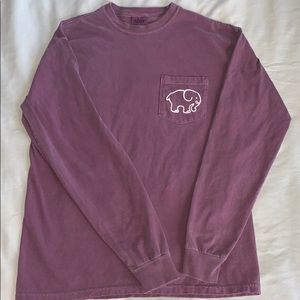 Ivory ella purple long sleeve top